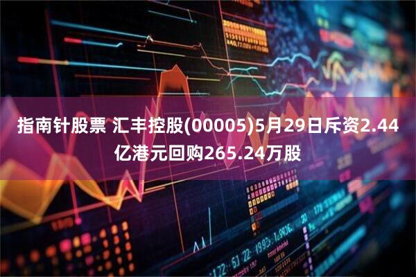 指南针股票 汇丰控股(00005)5月29日斥资2.44亿港元回购265.24万股