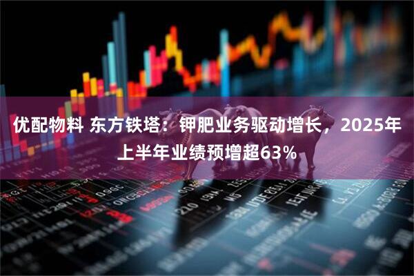优配物料 东方铁塔：钾肥业务驱动增长，2025年上半年业绩预增超63%